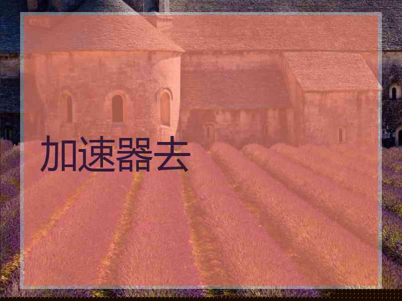 加速器去