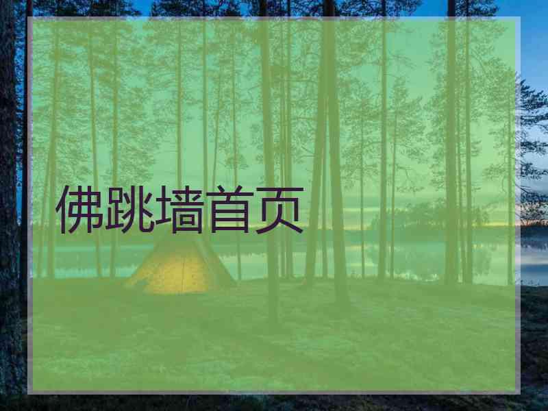 佛跳墙首页